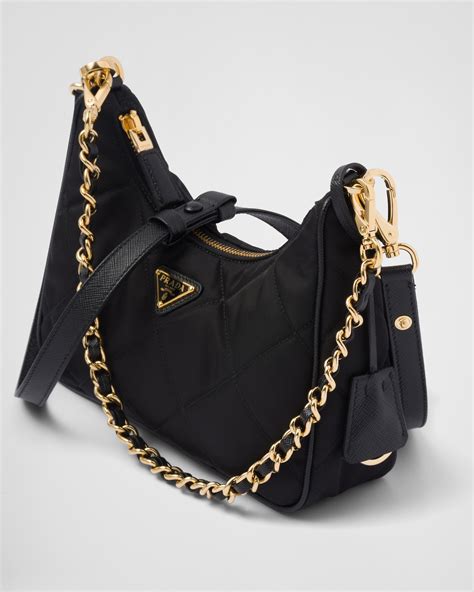 prada nylon bag size|prada nylon bag re edition.